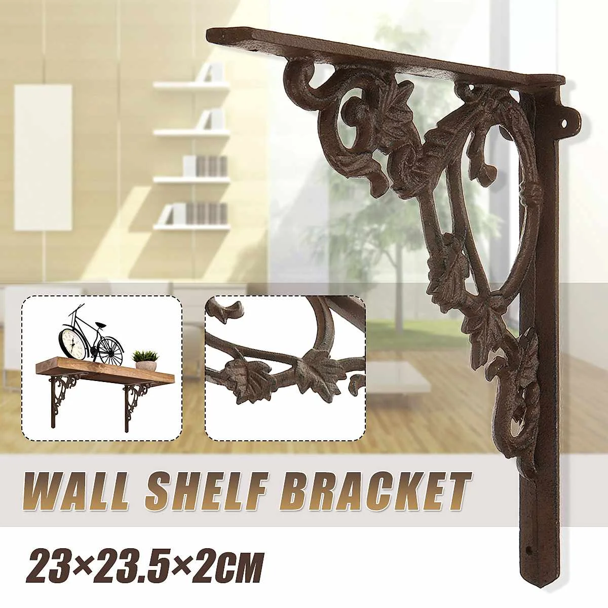 

2Pcs Triangle Folding Bracket Metal Iron Heavy Support Wall Mounted Bench Table Shelf Bracket Furniture Hardware Home Decoration