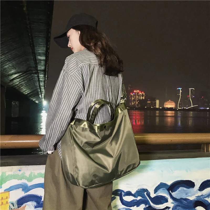 

Japanese-style INS Harajuku Dark Hong Kong Style Large-Volume GIRL'S Shoulder Bag Women's Vintage Versatile Korean-style Student