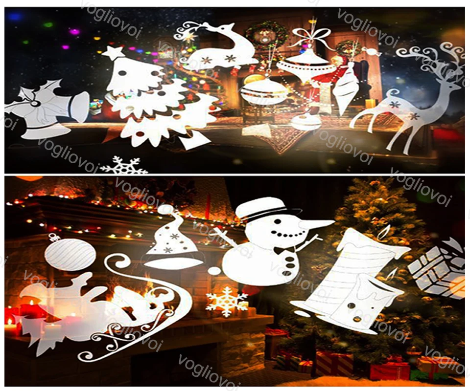 Vogliovi проекторы огни 3D 5 Вт настенное светодиодное украшение белый с контроллером для Хэллоуина Рождественские снежинки Вечерние