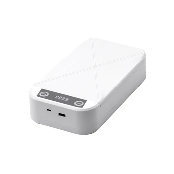 

5V USB Portable Dual UV Light Sterilizer Box Jewelry Phones Tools Disinfector Manicure Implement ToolAlcohol Disinfection Box