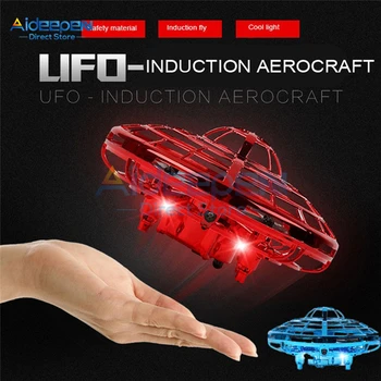 

Mini UFO Drone Anti-collision Flying Helicopter Magic Hand UFO Aircraft Sensing Induction Drone Kid Electronic Toy For Children