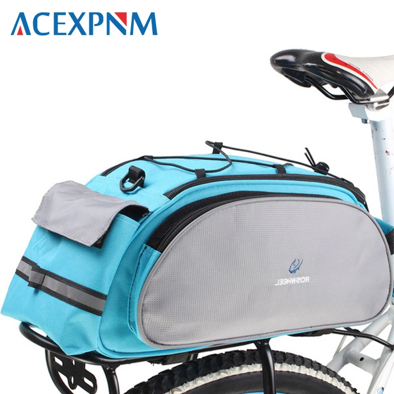 ACEXPNM Водонепроницаемая велосипедная сумка, велосипедная задняя стойка, сумки, велосипедная полка, сумка на плечо, сумка для езды, принадлежности, аксессуары