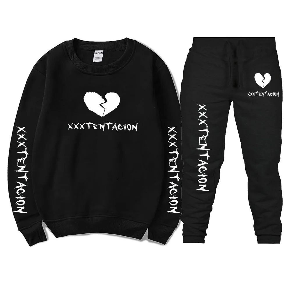 

Crew Neck Pullover Hoodie Suit Printed Fleece Men And Women-Couples Hoodie Sweatshirt Set