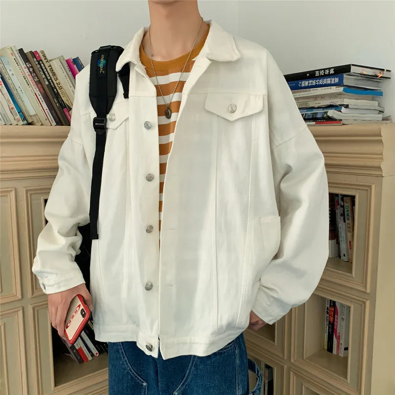 

Large Size Jk1019/P50 Autumn Clothing New Style Korean-style Trend Students Youth Tooling Jacket Men's Thin outside