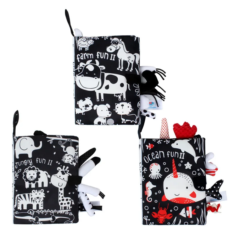 Baby Cloth Book For Bath Potty Children Early Learning Cognitive Educational Quiet Books Cartoon Unfolding Activity Book Toys