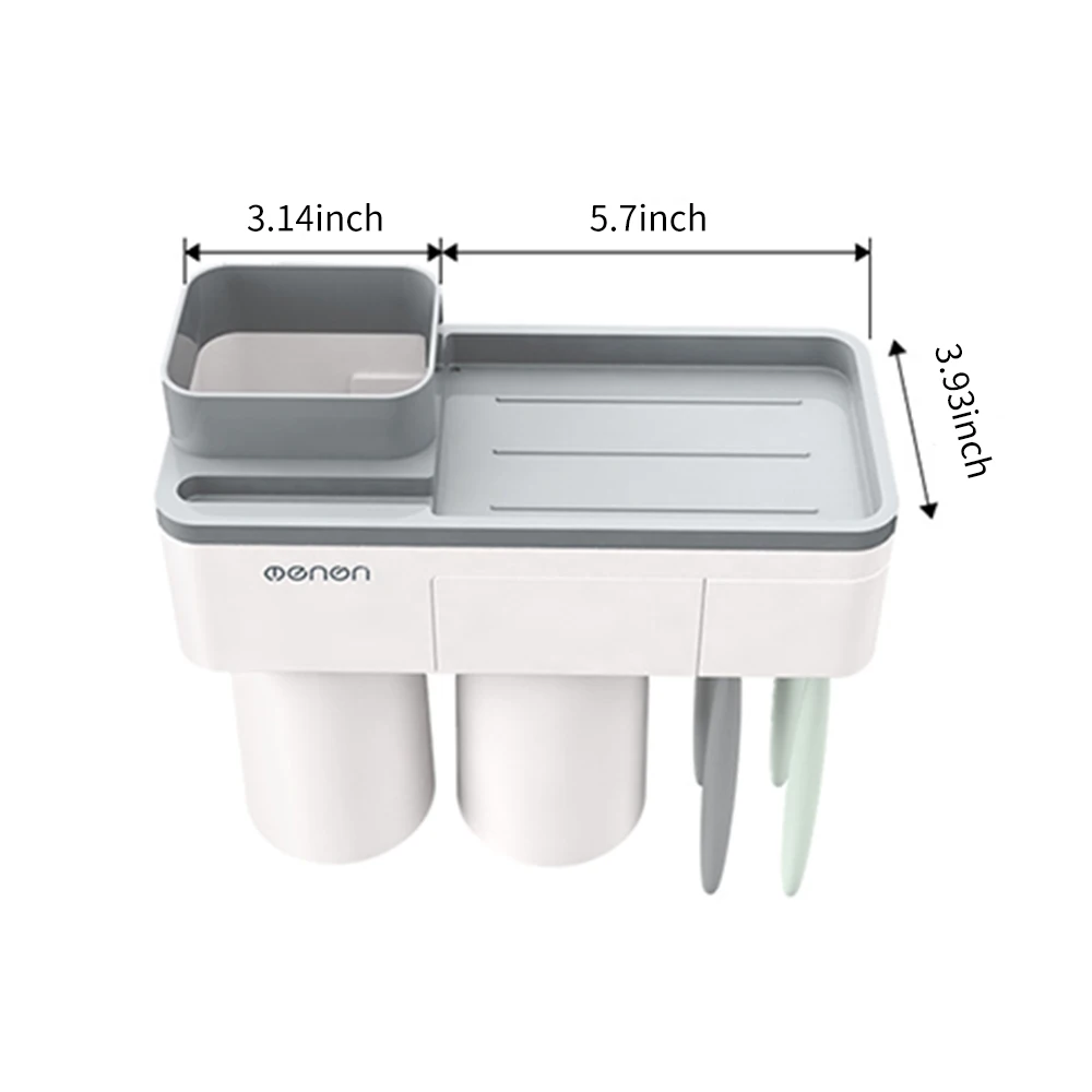 Держатель зубной щетки для ванной комнаты, автоматический диспенсер для зубной пасты, органайзер для зубных щеток, настенный держатель, аксессуары для ванной комнаты