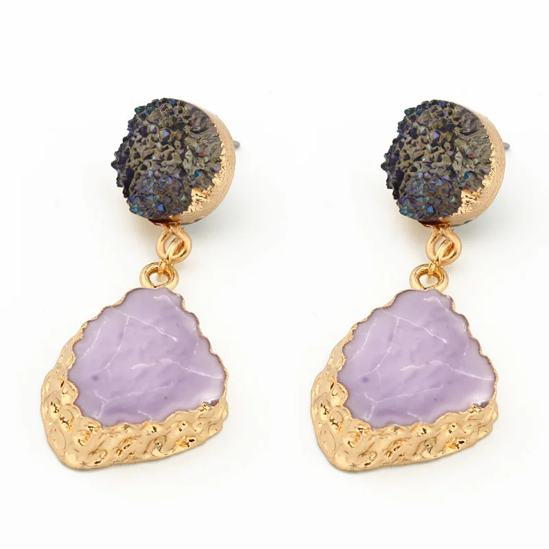 BELLAHYDIARY Vintage Elegant Purple Resin Earings Drop Earrings For Women Jewellery Pendientes Wedding Earring 2019 Brincos 374 (13)