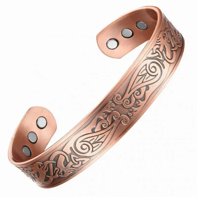 Rose gold bangle bracelet for men women party