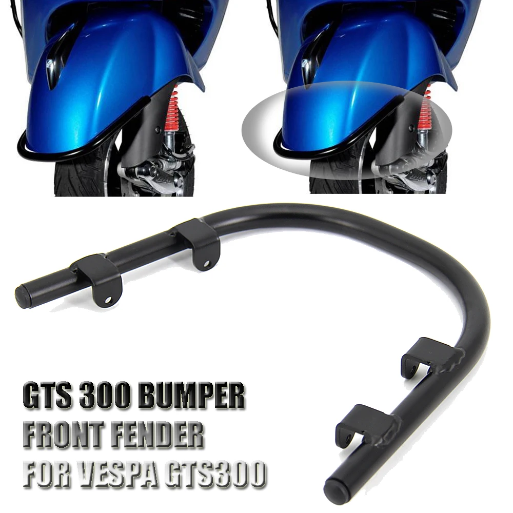 Paraurti Moto Parafango Anteriore Parafango Paraurti Nero Parafango U-Bar Crash Bar Per Vespa Gts 300 Gts 250 Gtv 300 Gts300 Gts250 Gtv