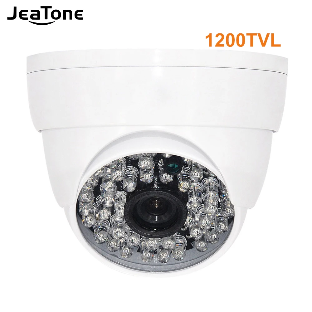 JeaTone HD CCTV 1200TVL Camera Home Security Surveillance with IR-Cut Night Vision 48 Led Up to 130ft Analog camera for home use |