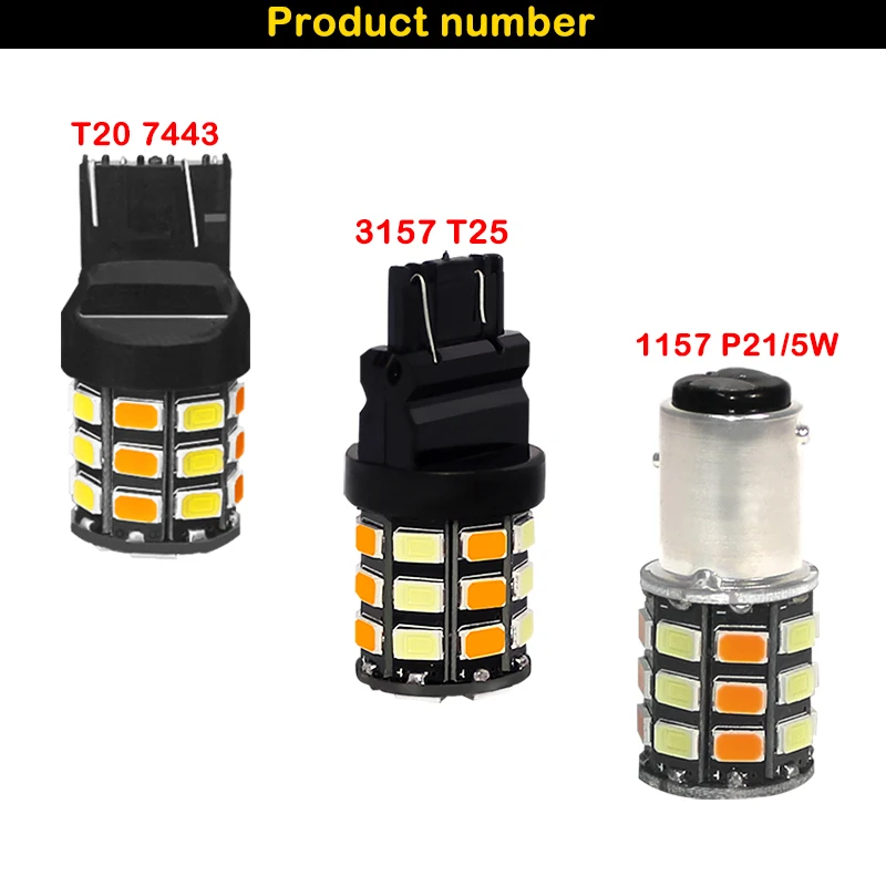 ����ġ�� ��� �÷� LED ���� ���� DRL ����, ���� ���� ���õ�, T20 7443 BAY15D 1157 3157 T25, ȭ��Ʈ �ڹ� 33-SMD