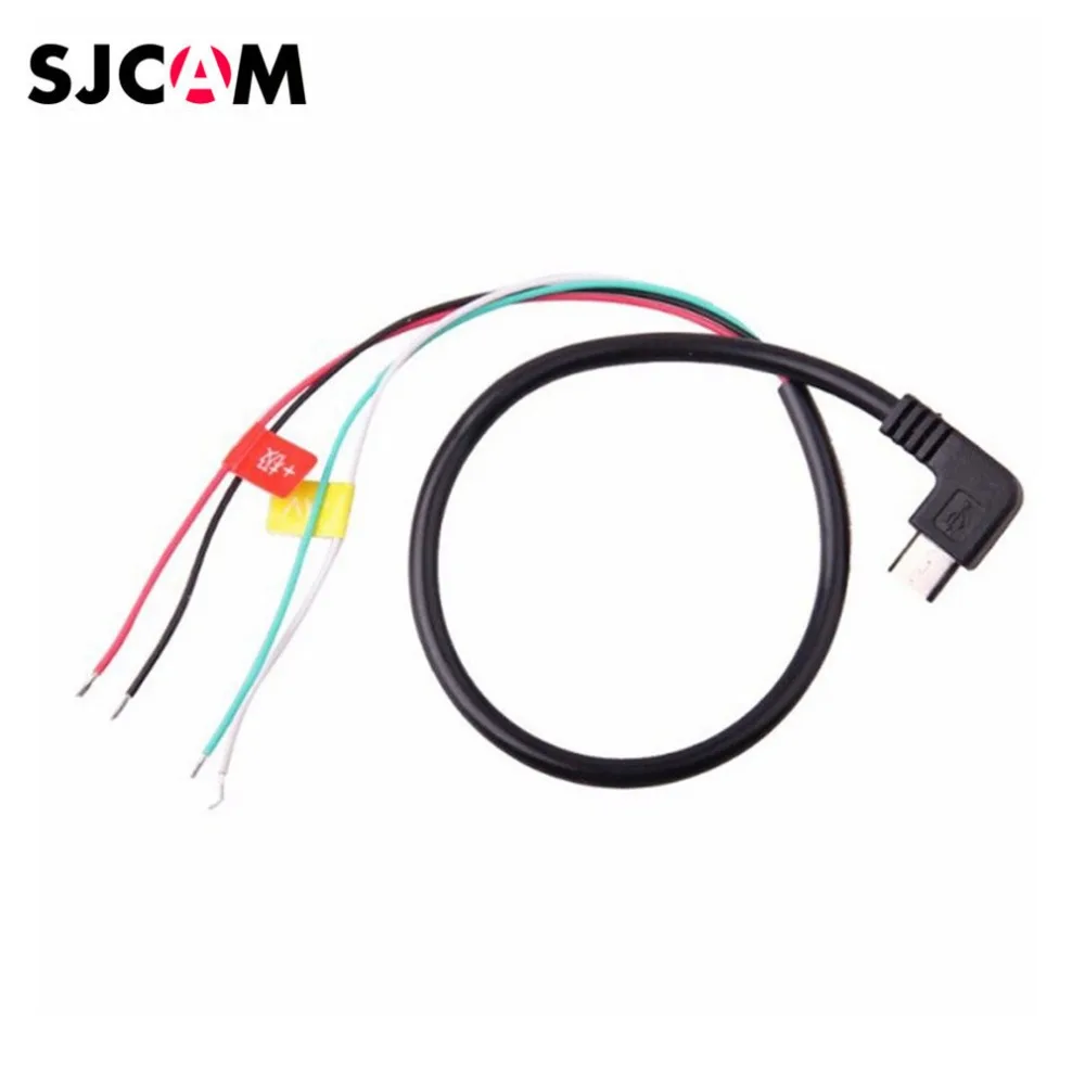 SJCAM SJ4000 аксессуары для камеры USB к AV выходной кабель Micro USB к AV FPV кабель для Sjcam SJ4000/SJ5000