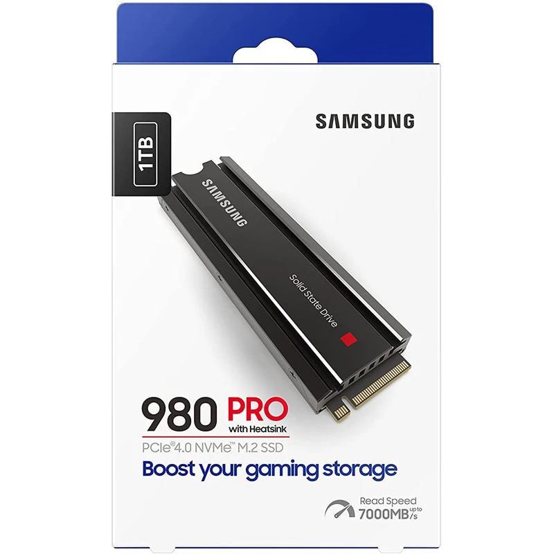 Samsung 980 Pro Ssd With Heatsink 1tb 2tb Pcie 4 Nvme M.2 Internal Solid State Hard Drive, Heat Control, Ps5 Compatible, - Solid State Drives - AliExpress