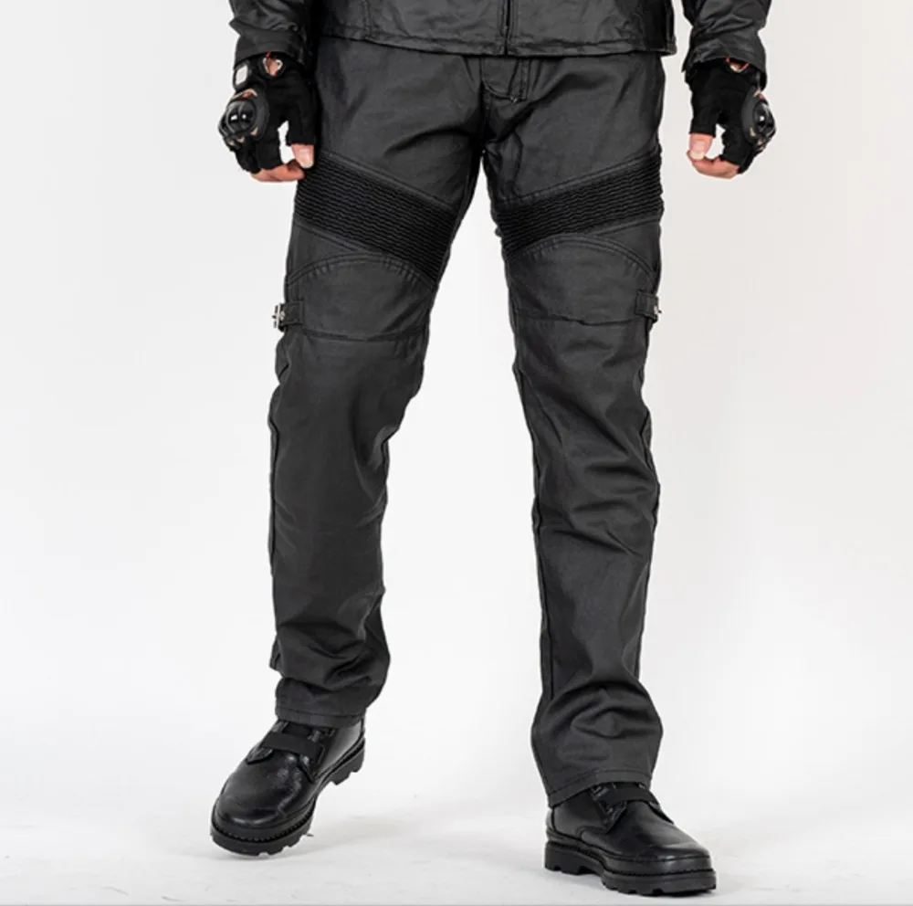 waxed coated bike jeans JOHNNY 