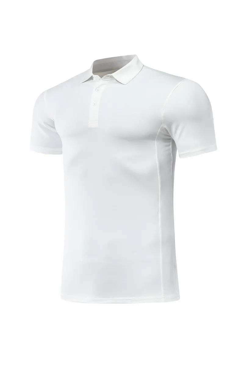 HOWE AO, мужские рубашки поло, короткий рукав, одноцветная рубашка поло, мужские s поло, модные повседневные топы со стоячим воротником, плюс - Цвет: Белый