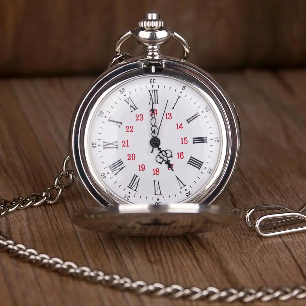 Customized To My Son Quartz Pocket Watch Vintage Roman Numeral fob watches Pendant Clock Birthday Gifts for Boys Dropshipping