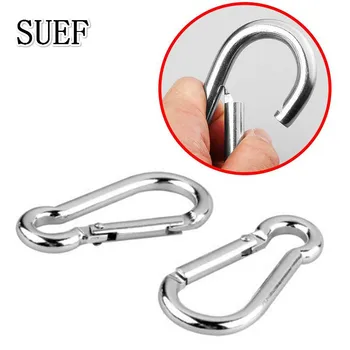 

SUEF HOT NEW Hammock Swing Snap Hook Buckle Carabiner Quick Hanging Alloy Hook Survival Outdoor Clasp Camping Equipment Tools @2