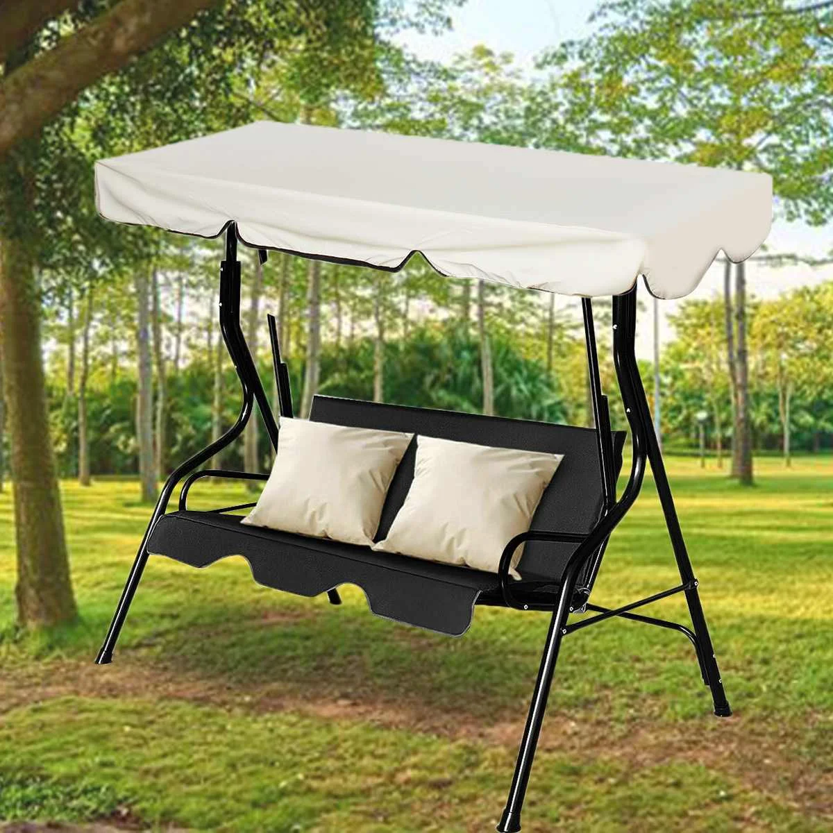 180 Cm 150 Cm Tuin Schommel Stoel Luifel Waterdicht Top Cover Canopy Voor Binnenplaats Tuinhuisje Tent Hangmat Zon Zonnezeil Zonnezeil Netten Aliexpress