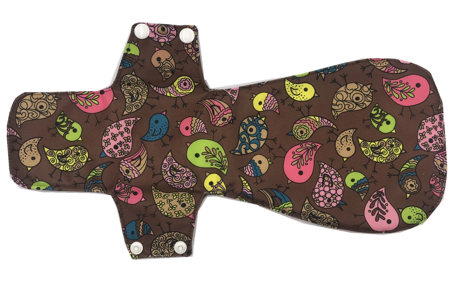 JUTESK's 5 pieces14 Inch / 35.4cm Overnight Charcoal Bamboo Mama Cloth/ Menstrual Pads/ Reusable Sanitary Pads
