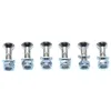 Universal Silver Sprocket M8 Bolts Nuts Crankset Chainwheel Screws For SX XC XCF CRF YZF WRF KXF KLX RM RMZ