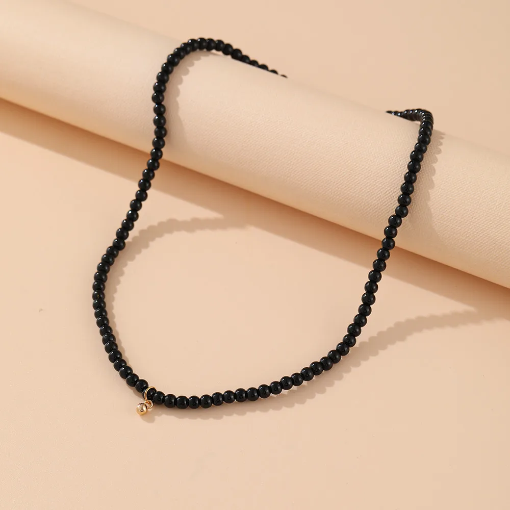2021 New Lovely Daisy Flower Colorful Beads Pearl Clavicle Choker Necklace for Women Girls Spring Summer Jewelry Wholesale 