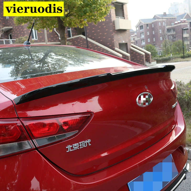 For Hyundai Verna Spoiler 2017 ABS Material Car Rear Wing Primer Color | Автомобили и мотоциклы