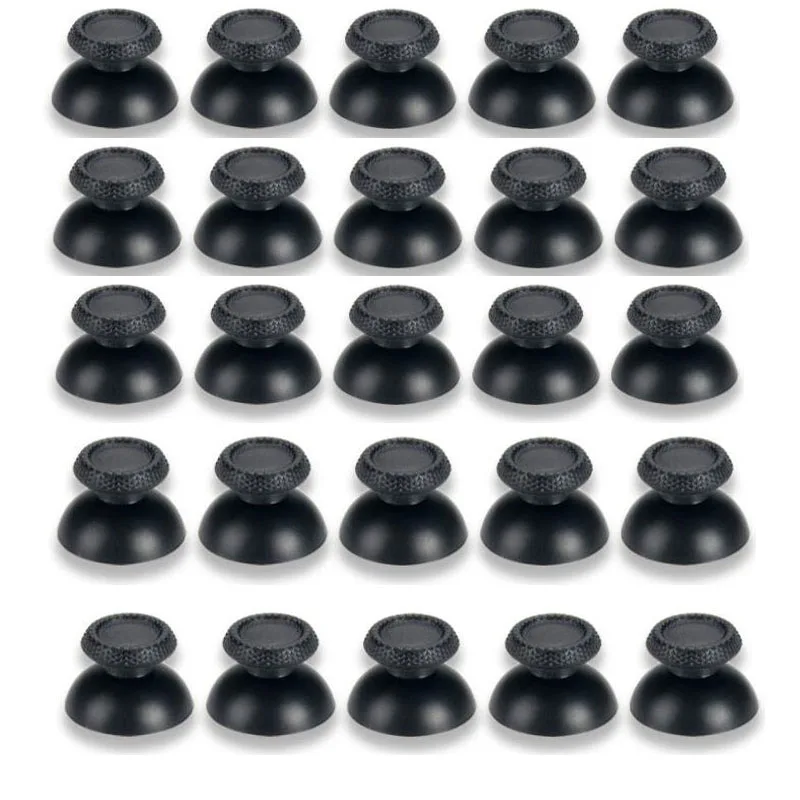 Thumbsticks de Cogumelo de Substituição para Ps5 Vara Analógica 3d Tampa do Joystick Controlador Playstation Gamepad Tampas do Polegar 50 Pcs
