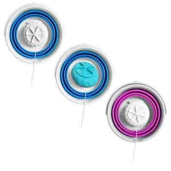 

Student Dormitory Mini Washing Underwear Machine Lightweight Foldable Ultrasonic Turbine Washer USB Power Travel Laundry Washer
