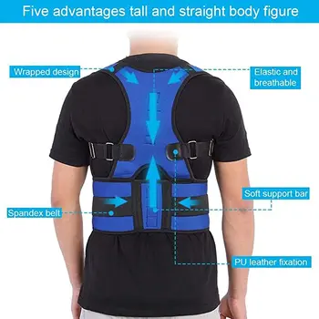 

10 PCS Magnets Upper Back Brace for Pain Relief Clavicle Support Thoracic Kyphosis from Neck Back and Shoulder FDA Approved