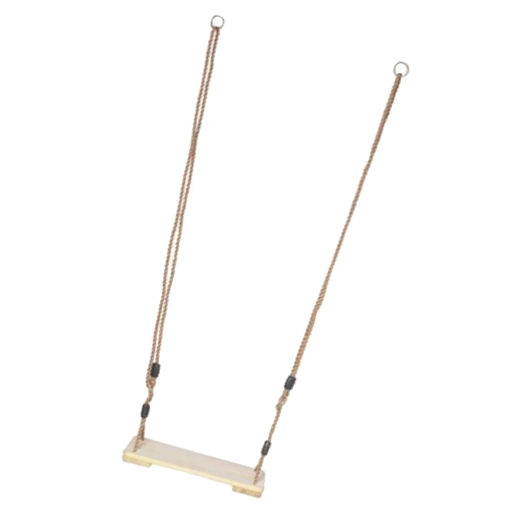 Wooden Heavy Duty Swing Chair for Kids Children Playground Park Indoor Outdoor Gym Fun Wooden Heavy Duty Swing Chair for Kids Children Playground Park Indoor Outdoor Gym Fun