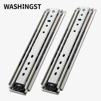 

Heavy Duty Drawer Slides Runners Telescopic Industrial Slide Rails 3 Fold Ball Bearing 220 kg