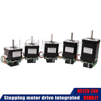 

New 17hs2408S 3401S 4401S 42 two-phase four wire stepping motor with micro back driver 0.6A For 3D printer accessories