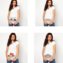 Женская футболка с коротким рукавом It's A Girl, повседневная одежда для беременных, забавная Одежда для беременных на лето Женская футболка с коротким рукавом It's A Girl, повседневная одежда для беременных, забавная Одежда для беременных на лето