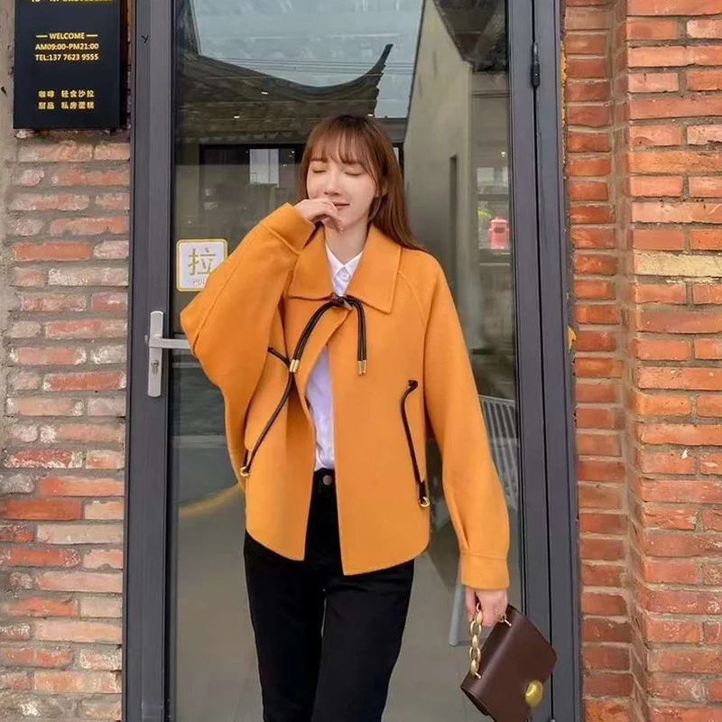 ショッピング早割 カシミヤウールコート 両面 エレガント 女性用 暖かい 快適 韓国語 ハイエンド 秋冬 J58 22 買取 安い Hopespeechtherapy Com
