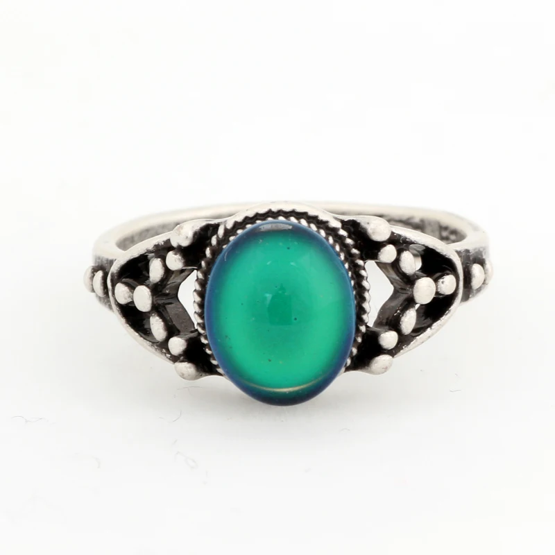 Винтажное богемное кольцо Mojo в стиле ретро с изменением цвета настроения