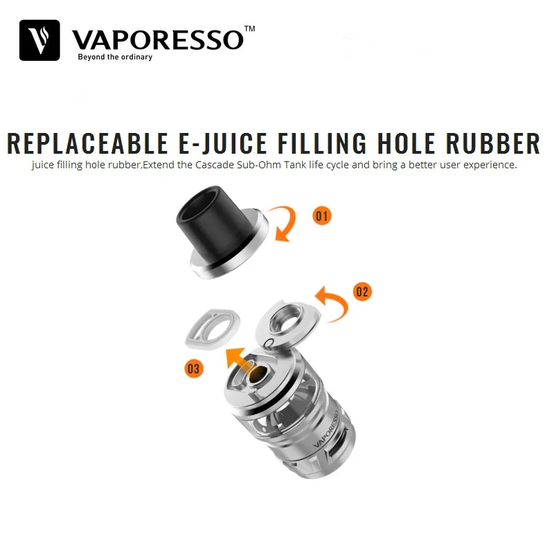 Оригинальный Vaporesso Cascade Vape Tank 7 обслуживаемый распылитель мл 25 мм испаритель GTM Coil