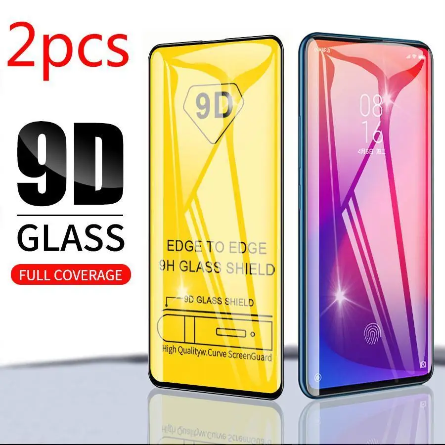 

2PCS Black 9D Tempered Protective Glass For Xiaomi Redmi K20Pro Note 8Pro 6Pro 6 5 Screen Protector For Redmi 5 6 6A 7 7A 8 Film
