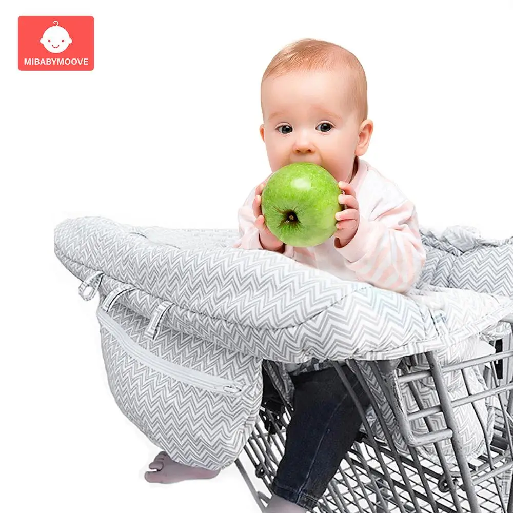 

Multifunctional Baby Children Folding Shopping Cart Cover Baby Shopping Push Cart Protection Cover Safety Seats For Kids