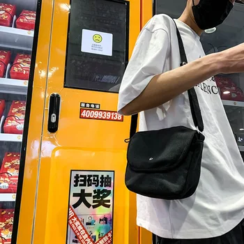 

Small Bag 2020 New Style INS Japanese-style Literature and Art Hipster Canvas Bag Simple Korean-style Versatile Crossbody Bag