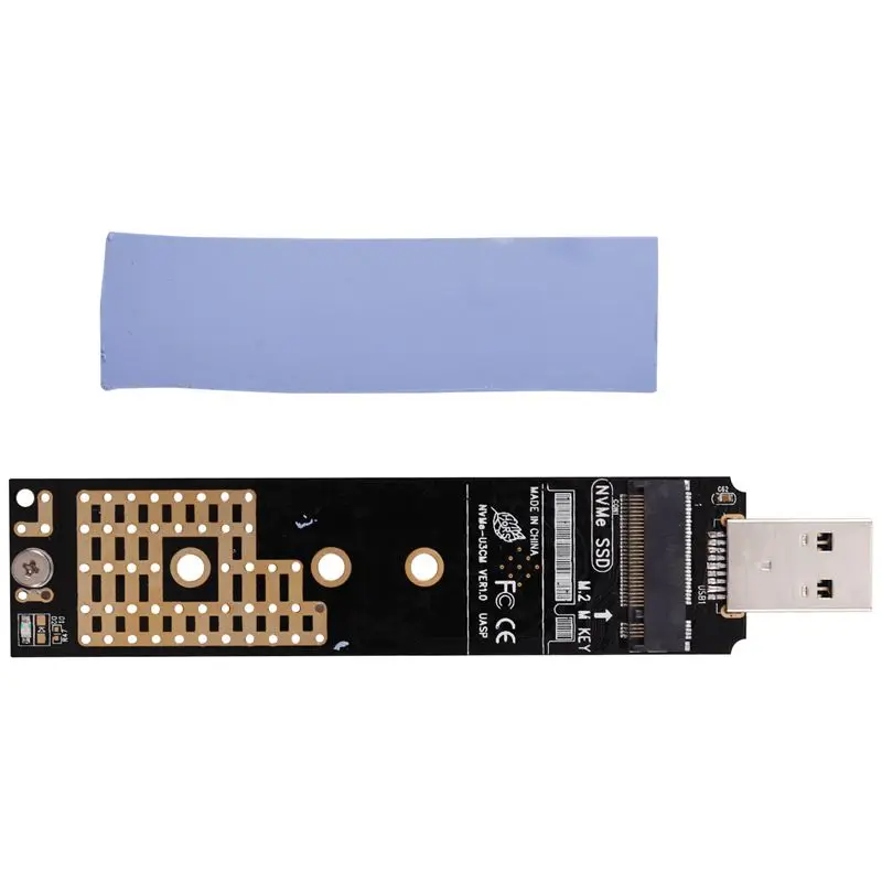 Адаптер PPYY-NVMe для USB M.2 SSD для USB 3,1 type a с адаптером для жесткого диска RTL9210