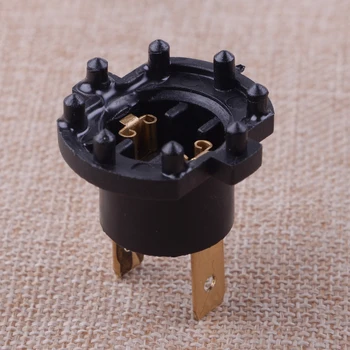 

CITALL Black Headlight Socket Bulbs Holder Adapters Connector Accessories B28V510A3 Fit for Mazda 3 5 Protege Kawasaki Aprilia