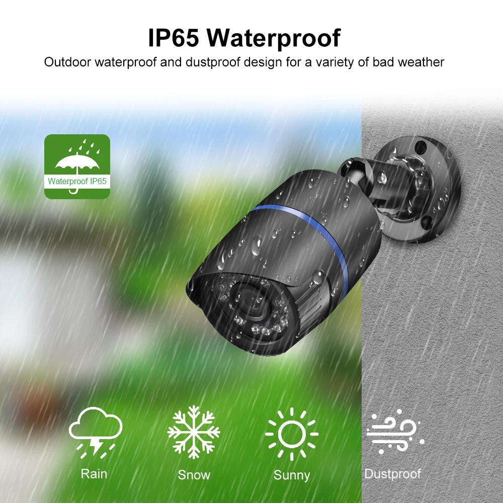 H.265 8CH 5.0MP Face Detection POE NVR Kit Security Camera System Audio IP Camera outdoor IP66 CCTV Video Surveillance Set