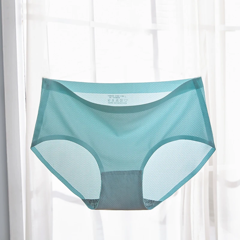 

Women Seamless Panties Sexy Briefs Ultra-thin Underwear Breathable Underpants Female Lingerie #F