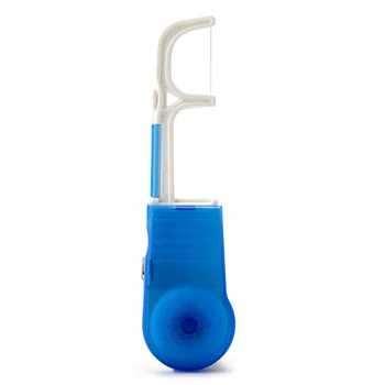 

toothpick dental floss 30 Meters Dental For Flosser Built-in Spool Wax Replacement Wire Dental Floss Toothpicks Interdental