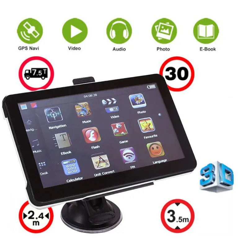  Vehemo FM Auto Navigator Fahrzeug GPS Navigator Elektronische Album Elektronik für Karte GPS Naviga