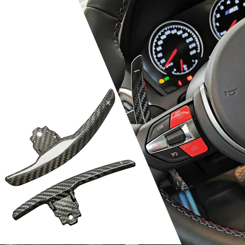 

CITALL Pair Car Steering Wheel Shift Paddle Extension Shifter Blade Fit For BMW F80 M3 F82 F83 M4 F10 M5 F15 X5 M