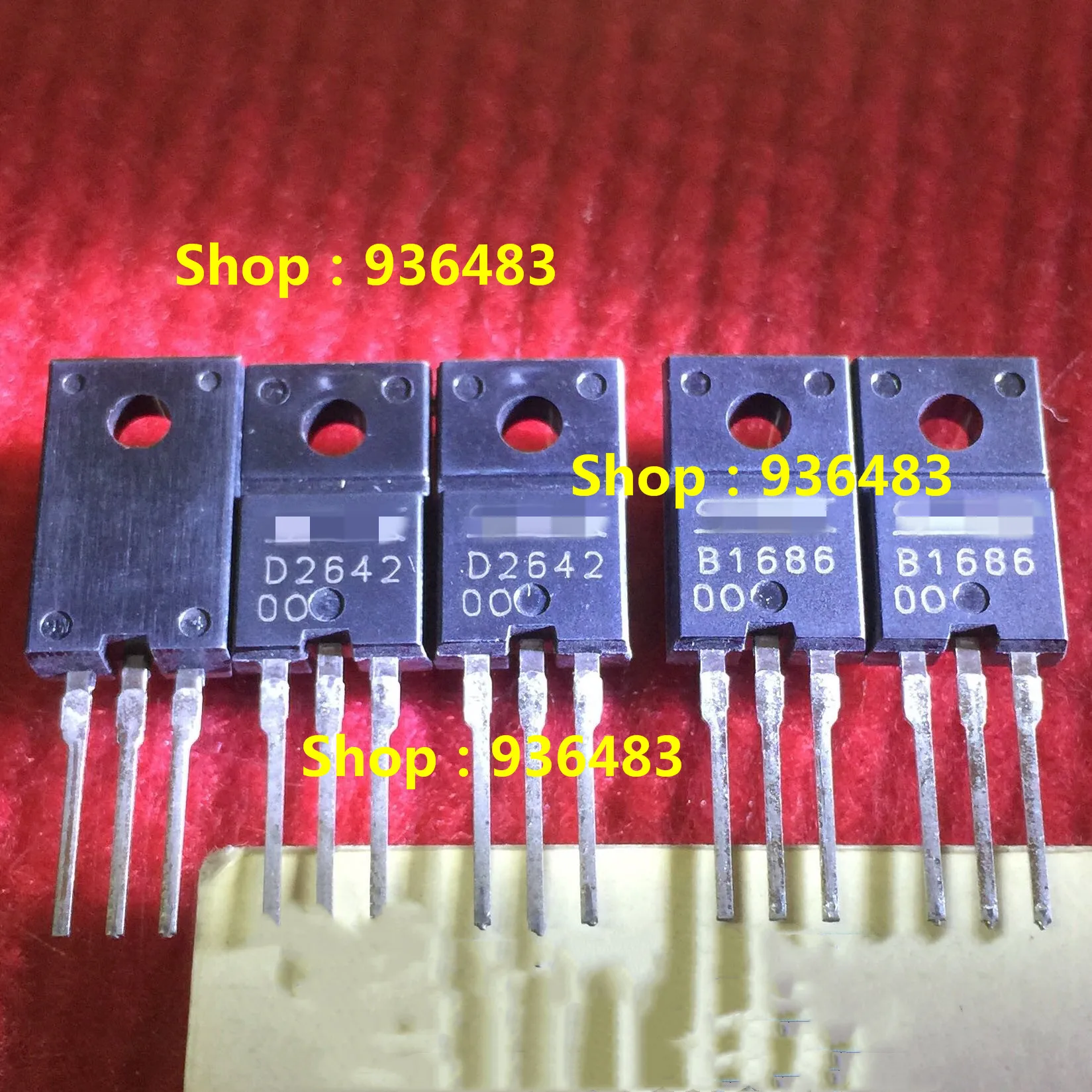 

10 шт./лот 2SB1686 2SD2642 110 В TO220F B1686 D2642
