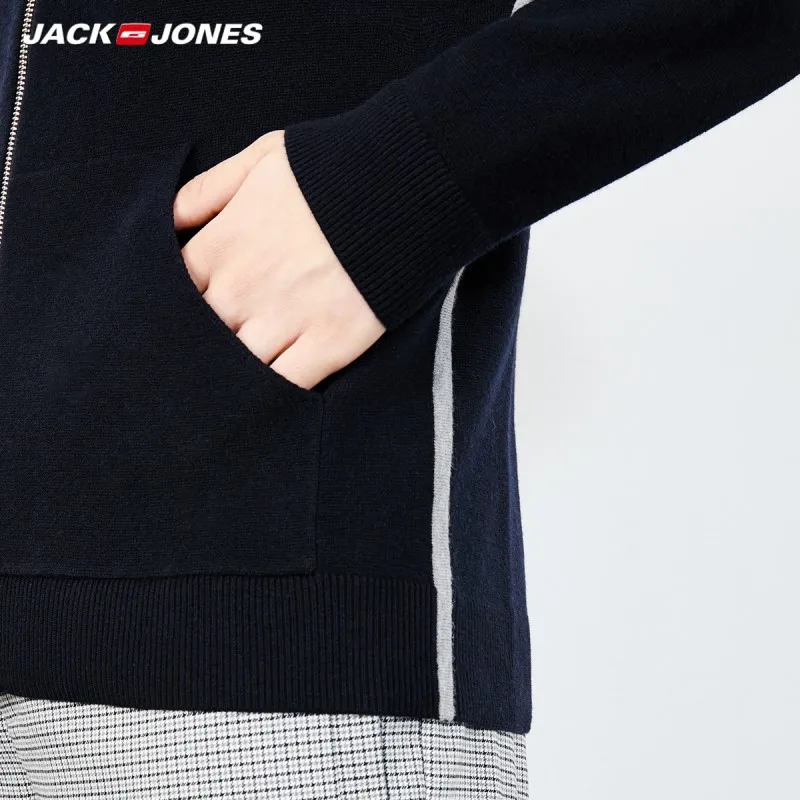 JackJones мужской шерстяной свитер кардиган пуловер Топ Мужская одежда 218425509