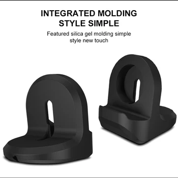 

Compact Stand Nightstand Mode Compatible Support With Integrated Cable Management Slot Holder Active for Apple Watch 1/2/3/4