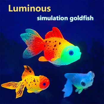 

Aquarium Fish Tank Artificial Fake Coral Plant Jellyfish Ornament Landscape Decorations Luminous Simulation Goldfish
